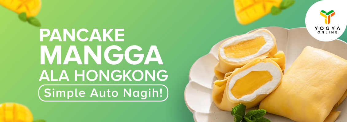 Resep Pancake Mangga Ala Hongkong, Simple Auto Nagih!
